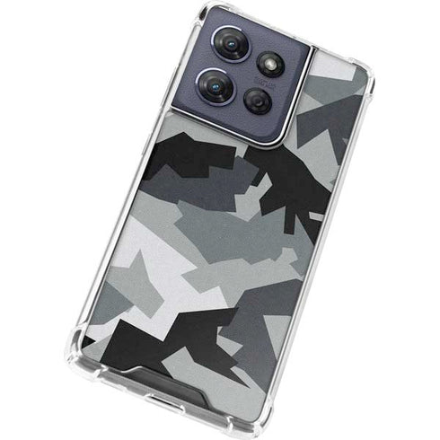 Urban Camouflage Black Moto G Play 5G (2025) Clear Case